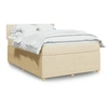 Image de Boxspring met matras stof cràmekleurig 140x200 cm3289777