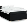 Image de Boxspring met matras stof zwart 140x200 cm3289795