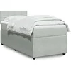 Image de Boxspring met matras fluweel lichtgrijs 80x200 cm3289890