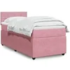 Image de Boxspring met matras fluweel roze 80x200 cm3289895