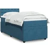 Image de Boxspring met matras fluweel blauw 90x190 cm3289918