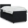 Image de Sommier ï¿½ lattes de lit avec matelas Noir 90x200 cm Velours 3289940