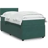 Image de Boxspring met matras fluweel donkergroen 90x200 cm3289953