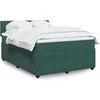 Image de Boxspring met matras fluweel donkergroen 140x190 cm3290031