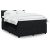 Image de Boxspring met matras fluweel zwart 140x200 cm3290054
