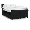 Image de Boxspring met matras fluweel zwart 140x200 cm3290066