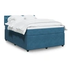 Image de Boxspring met matras fluweel blauw 160x200 cm3290098