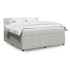 Image de Sommier à lattes de lit et matelas Gris clair 180x200cm Velours 3290106