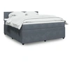 Image de Boxspring met matras fluweel donkergrijs 180x200 cm3290107