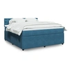 Image de Boxspring met matras fluweel blauw 180x200 cm3290122