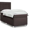 Image de Boxspring met matras stof donkerbruin 80x200 cm3290318