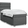 Image de Boxspring met matras stof donkergrijs 90x200 cm3290379