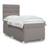 Image de Boxspring met matras stof taupe 90x200 cm3290382