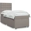 Image de Boxspring met matras stof taupe 90x200 cm3290389