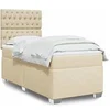 Image de Boxspring met matras stof cràmekleurig 100x200 cm3290411