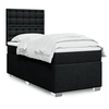 Image de Boxspring met matras stof zwart 100x200 cm3290415