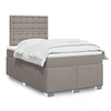 Image de Boxspring met matras stof taupe 120x200 cm3290473