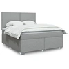 Image de Boxspring met matras stof lichtgrijs 180x200 cm3290560