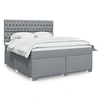 Image de Boxspring met matras stof lichtgrijs 180x200 cm3290574