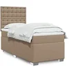 Image de Boxspring met matras kunstleer cappuccinokleurig 90x200 cm3290707