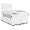 Image de Boxspring met matras kunstleer wit 120x200 cm3290717