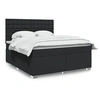 Image de Boxspring met matras kunstleer zwart 180x200 cm3290732
