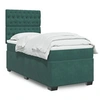Image de Boxspring met matras fluweel donkergroen 90x190 cm3290795