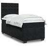 Image de Boxspring met matras fluweel zwart 100x200 cm3290848