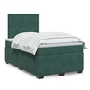 Image de Boxspring met matras fluweel donkergroen 120x200 cm3290879
