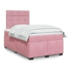 Image de Boxspring met matras fluweel roze 120x200 cm3290887