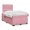 Image de Boxspring met matras fluweel roze 120x200 cm3290893