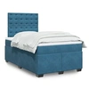 Image de Boxspring met matras fluweel blauw 120x200 cm3290898