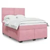 Image de Boxspring met matras fluweel roze 160x200 cm3290953