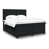 Image de Boxspring met matras fluweel zwart 180x200 cm3290974