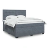 Image de Boxspring met matras fluweel donkergrijs 180x200 cm3290979