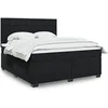 Image de Boxspring met matras fluweel zwart 180x200 cm3290980