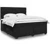 Image de Boxspring met matras fluweel zwart 180x200 cm3290986