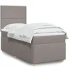 Image de Boxspring met matras stof taupe 90x190 cm3291132