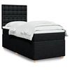 Image de Boxspring met matras stof zwart 90x190 cm3291151
