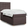 Image de Sommier à lattes de lit avec matelas Marron foncé 90x200 cm 3291166