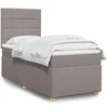 Image de Boxspring met matras stof taupe 90x200 cm3291167