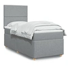 Image de Boxspring met matras stof lichtgrijs 100x200 cm3291184