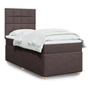 Image de Boxspring met matras stof donkerbruin 100x200 cm3291194