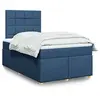 Image de Boxspring met matras stof blauw 120x200 cm3291253