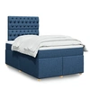 Image de Boxspring met matras stof blauw 120x200 cm3291260
