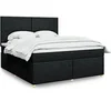 Image de Boxspring met matras stof zwart 180x200 cm3291354