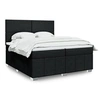 Image de Boxspring met matras stof zwart 200x200 cm3291770