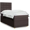 Image de Boxspring met matras stof donkerbruin 90x190 cm3291914