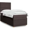 Image de Boxspring met matras stof donkerbruin 90x200 cm3291935