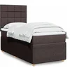 Image de Boxspring met matras stof donkerbruin 90x200 cm3291942